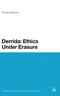 Cover: Derrida: Ethics Under Erasure - Continuum Publishing Corporation