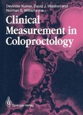 Cover: Clinical Measurement in Coloproctology - Springer