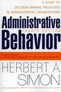 Cover: Administrative Behavior, 4th Edition - Free Press