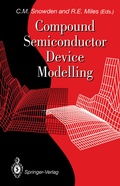 Cover: Compound Semiconductor Device Modelling - Springer