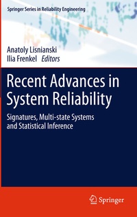 Enlarge image Cover: Recent Advances in System Reliability - Springer