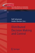 Cover: Distributed Decision Making and Control - Springer
