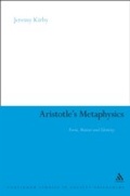 Cover: Aristotle's Metaphysics - Continuum Publishing Corporation