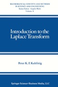Cover: Introduction to the Laplace Transform - Kluwer Academic/Plenum Publishers
