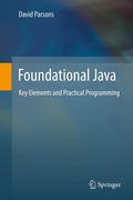 Cover: Foundational Java - Springer