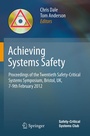 Cover: Achieving Systems Safety - Springer