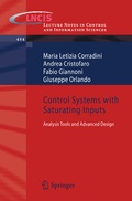 Cover: Control Systems with Saturating Inputs - Springer