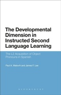 Cover: The Developmental Dimension in Instructed Second Language Learning - Bloomsbury Academic USA