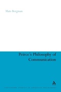 Cover: Peirce's Philosophy of Communication - Continuum Publishing Corporation