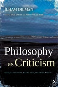 Cover: Philosophy as Criticism - Continuum Publishing Corporation
