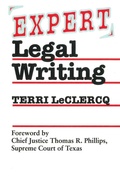 Cover: Expert Legal Writing - University of Texas Press