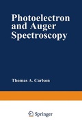 Cover: Photoelectron and Auger Spectroscopy - Kluwer Academic/Plenum Publishers