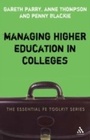 Cover: Managing Higher Education in Colleges - Continuum Publishing Corporation