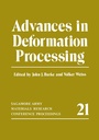 Cover: Advances in Deformation Processing - Kluwer Academic / Plenum Publishers