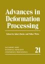 Cover: Advances in Deformation Processing - Springer