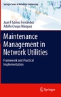 Cover: Maintenance Management in Network Utilities - Springer