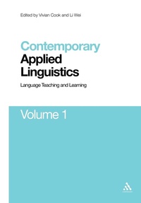 Enlarge image Cover: Contemporary Applied Linguistics Volume 1 - Continuum Publishing Corporation