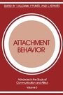 Cover: Attachment Behavior - Plenum Publishing Corporation