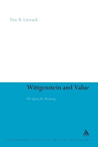 Enlarge image Cover: Wittgenstein and Value - Continuum Publishing Corporation