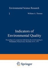 Enlarge image Cover: Indicators of Environmental Quality - Kluwer Academic/Plenum Publishers