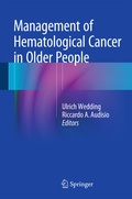 Cover: Management of Hematological Cancer in Older People - Springer
