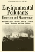 Cover: Environmental Pollutants - Kluwer Academic / Plenum Publishers
