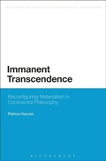 Cover: Immanent Transcendence - Bloomsbury Continuum