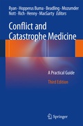 Cover: Conflict and Catastrophe Medicine - Springer