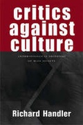 Cover: Critics Against Culture - University of Wisconsin Press