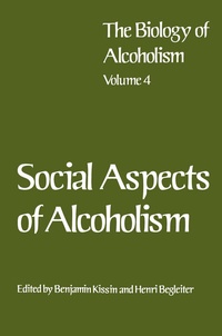 Abbildung von: Social Aspects of Alcoholism - Springer