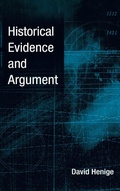 Cover: Historical Evidence and Argument - University of Wisconsin Press