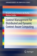 Cover: Context Management for Distributed and Dynamic Context-Aware Computing - Springer