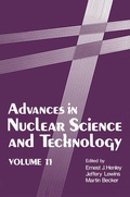 Cover: Advances in Nuclear Science and Technology - Springer
