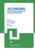 Cover: Alcoholism - Plenum Publishing Corporation