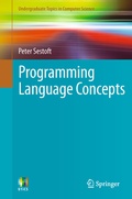 Cover: Programming Language Concepts - Springer