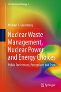 Cover: Nuclear Waste Management, Nuclear Power, and Energy Choices - Springer