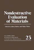 Cover: Nondestructive Evaluation of Materials - Springer