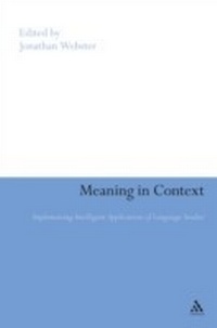 Enlarge image Cover: Meaning in Context - Continuum Publishing Corporation