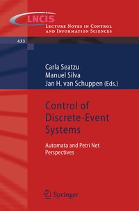 Enlarge image Cover: Control of Discrete-Event Systems - Springer