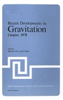 Cover: Recent Developments in Gravitation - Springer