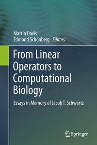 Enlarge image Cover: From Linear Operators to Computational Biology - Springer