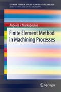 Cover: Finite Element Method in Machining Processes - Springer