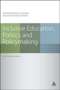 Cover: Inclusive Education, Politics and Policymaking - Continuum Publishing Corporation