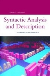 Enlarge image Cover: Syntactic Analysis and Description - Continuum Publishing Corporation