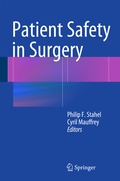 Cover: Patient Safety in Surgery - Springer
