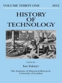 Enlarge image Cover: History of Technology Volume 31 - Bloomsbury Academic USA