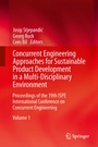 Cover: Concurrent Engineering Approaches for Sustainable Product Development in a Multi-Disciplinary Environment - Springer