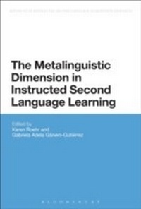 Enlarge image Cover: The Metalinguistic Dimension in Instructed Second Language Learning - Bloomsbury Academic USA