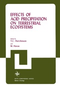 Cover: Effects of Acid Precipitation on Terrestrial Ecosystems - Plenum Publishing Corporation