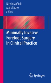 Enlarge image Cover: Minimally Invasive Forefoot Surgery in Clinical Practice - Springer